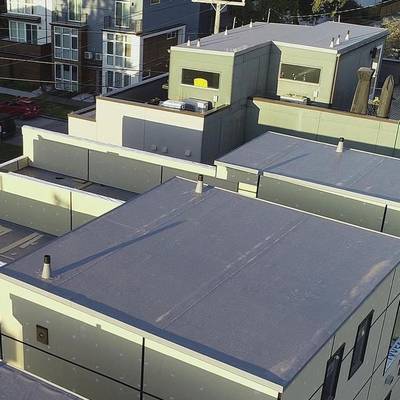Flat roofs for residential buildings